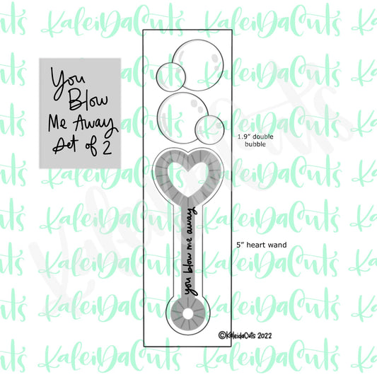 You Blow Me Away Set of 2 Cookie Cutters