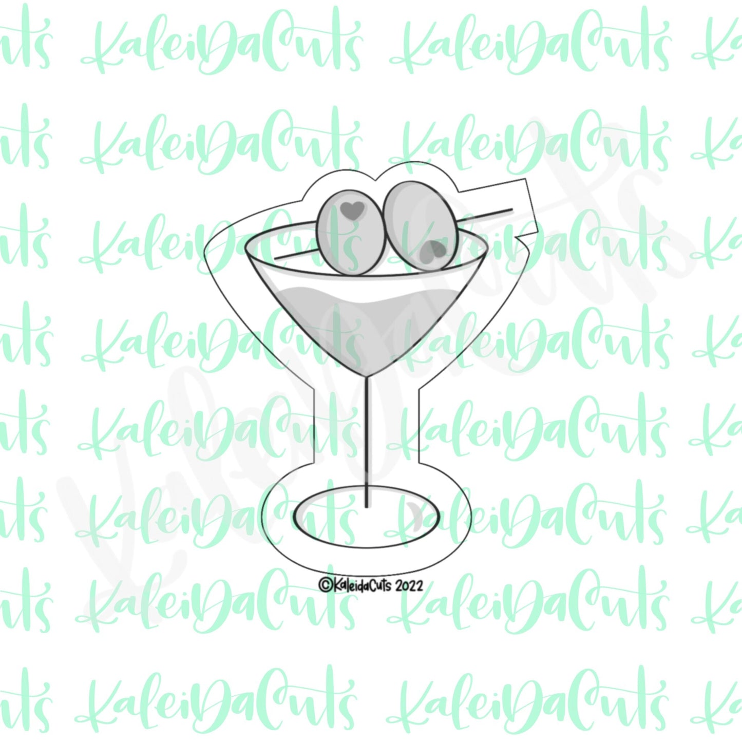 Dirty Martini Cookie Cutter