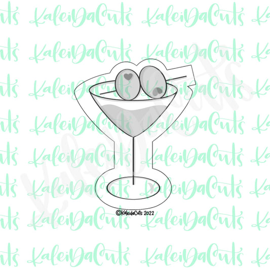 Dirty Martini Cookie Cutter