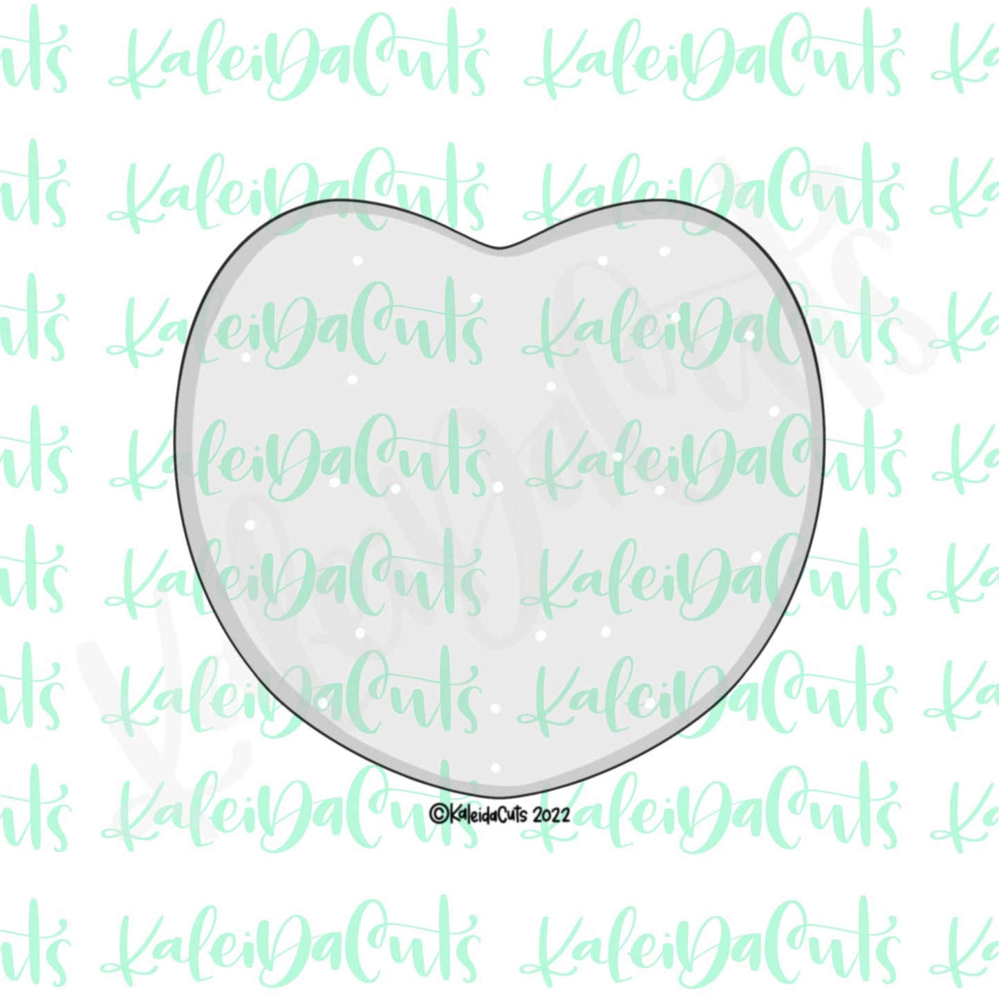 Chubby Convo Heart Cookie Cutter