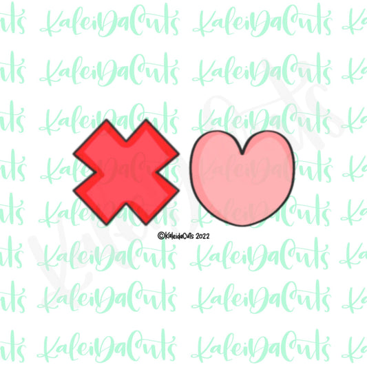 Valentine Tic-Tac-Toe Cookie Cutter