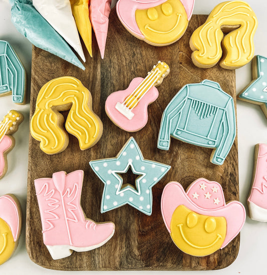 Honky Tonk Girls Night Cookie Class (CC2C) Set of 6 Cookie Cutters