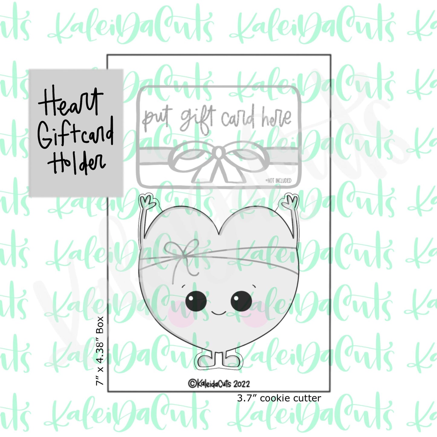 Heart Giftcard Holder Cookie Cutter