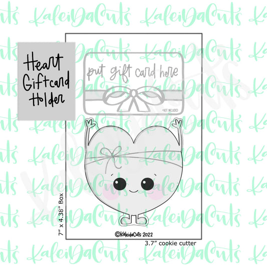 Heart Giftcard Holder Cookie Cutter