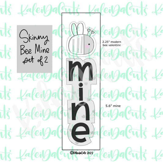 Skinny Bee Mine Set of 2 Cookie Cutters