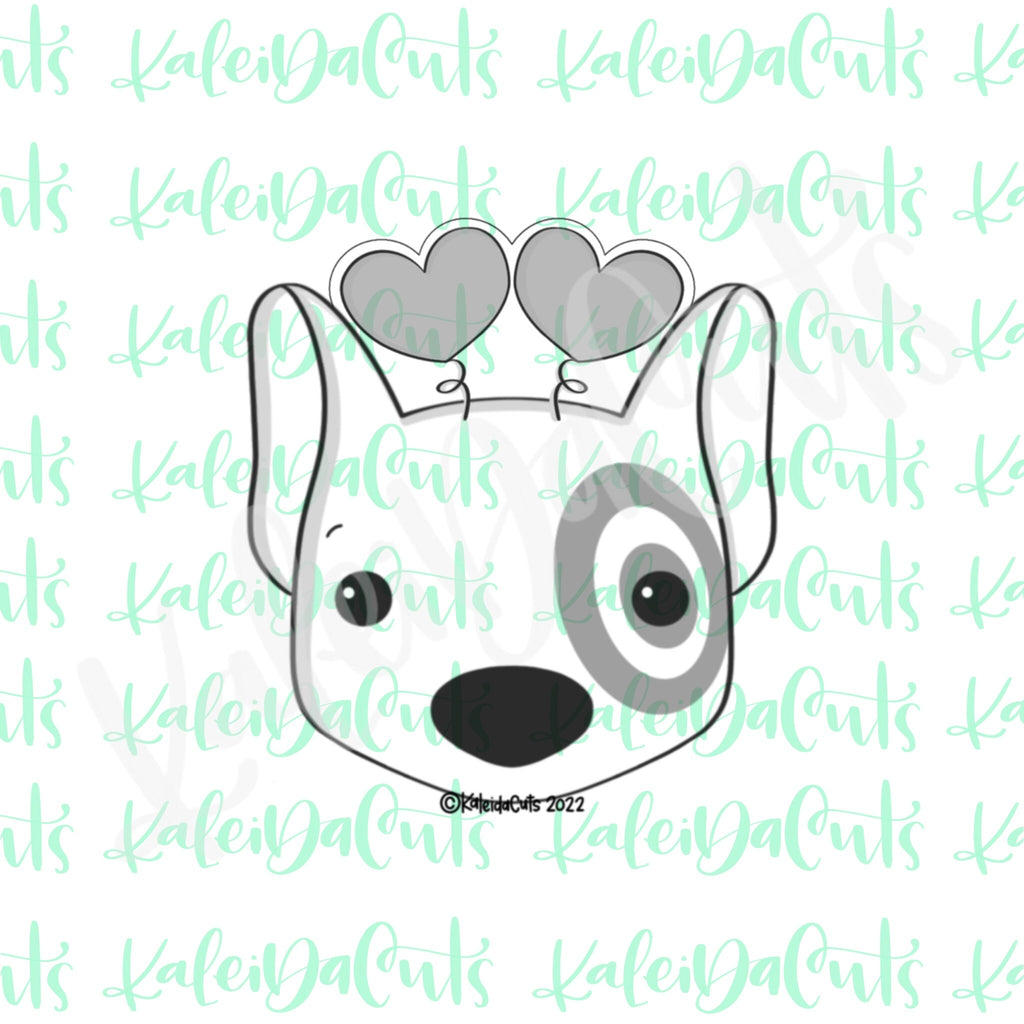 Bull Terrier Heart Pattern Print Duvet Cover Bedding Set