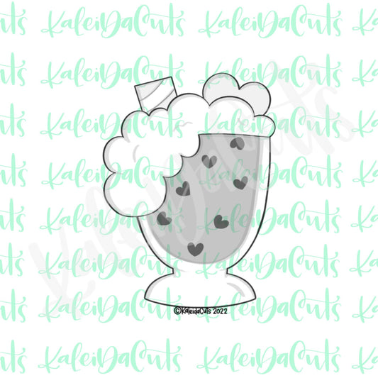 Valentine Milkshake Cookie Cutter