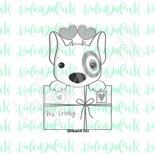 Bull Terrier Letter Plaque Cookie Cutter