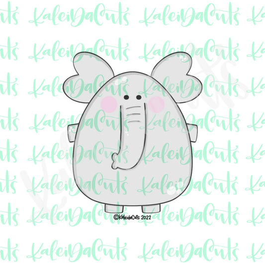 Heart Ear Elephant Cookie Cutter