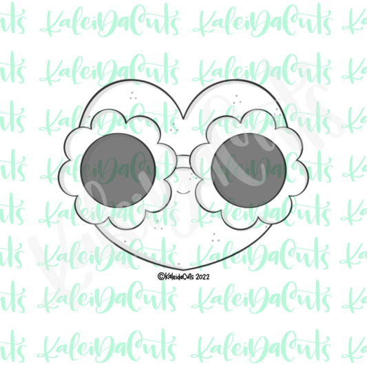 Groovy Heart Cookie Cutter