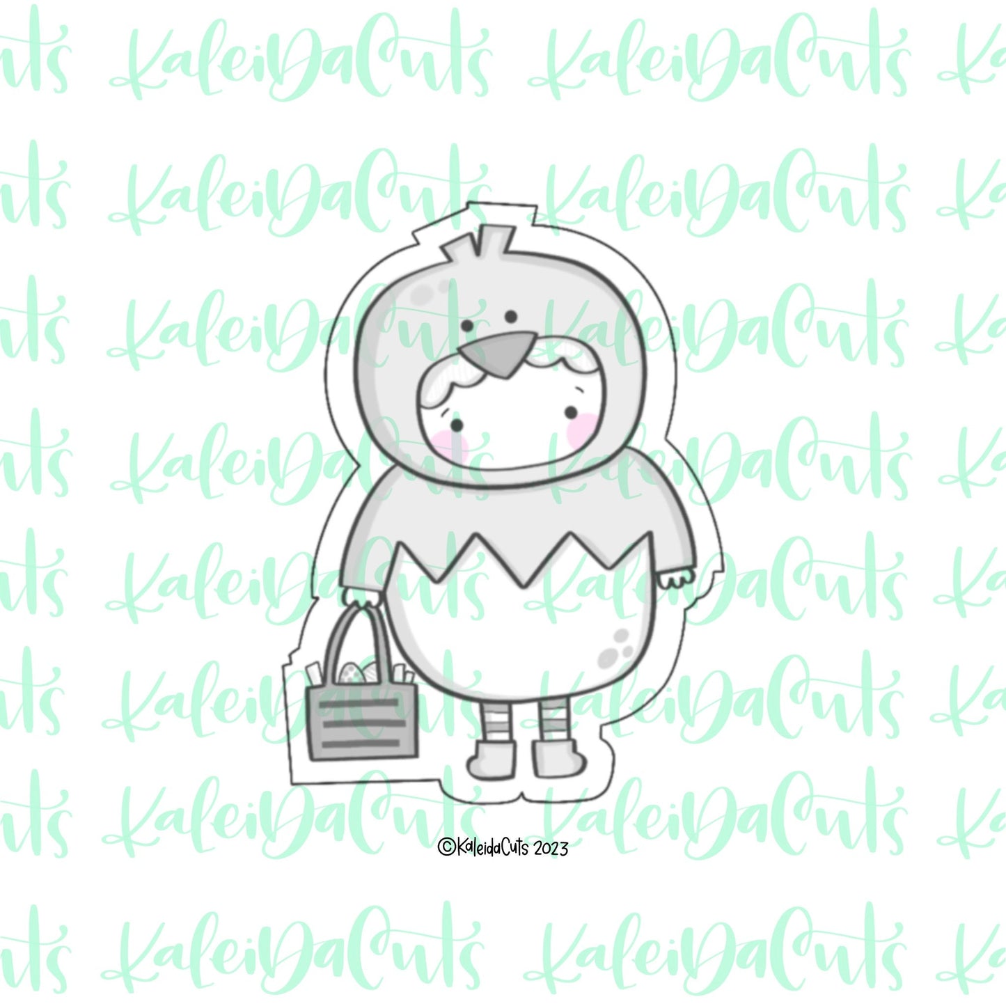 Kid Costume Chick Cookie Cutter