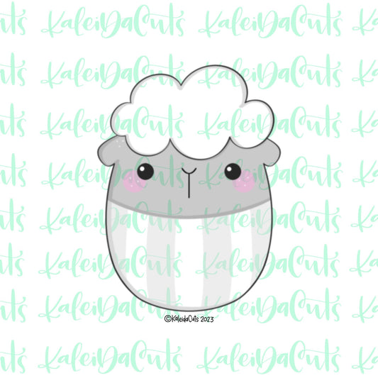 Easter Egg Cutie Lamb Cookie Cutter