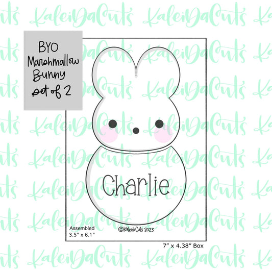 BYO Marshmallow Bunny Set of 2 Cookie Cutters