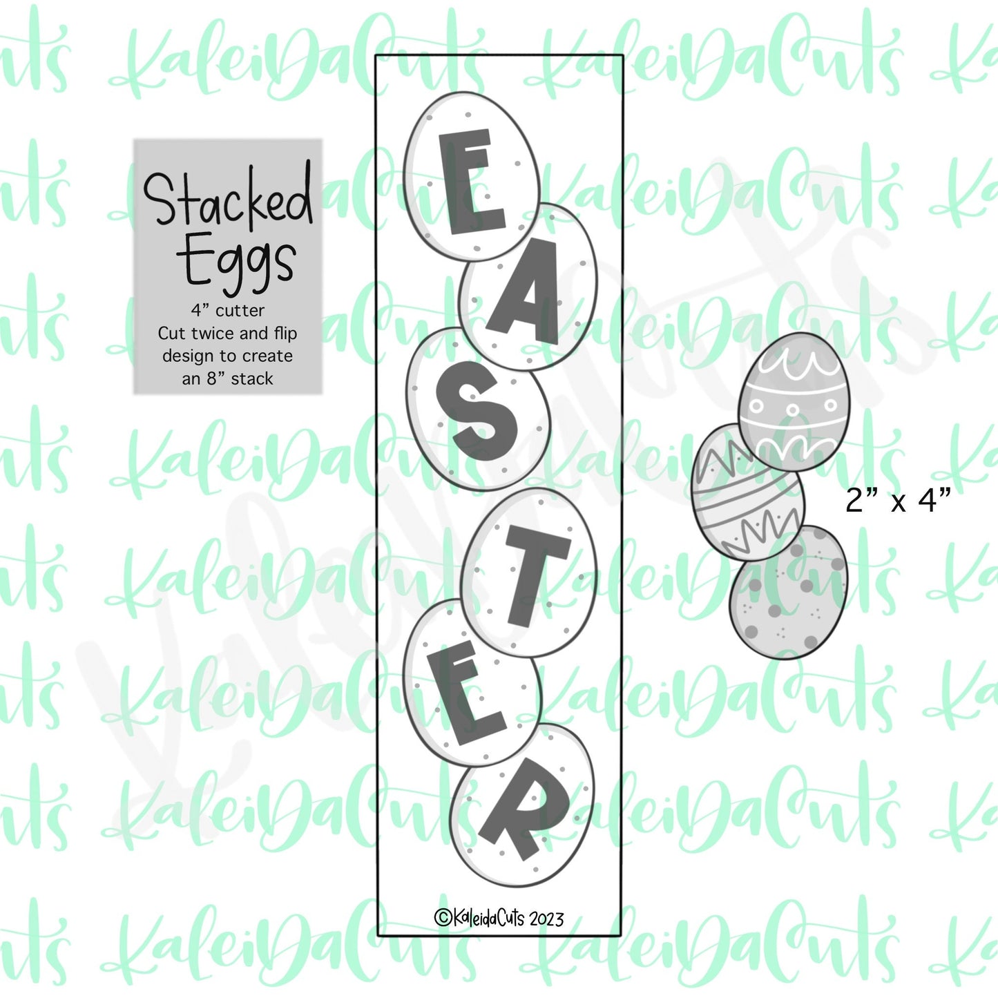 Stacked Eggs Cookie Cutter