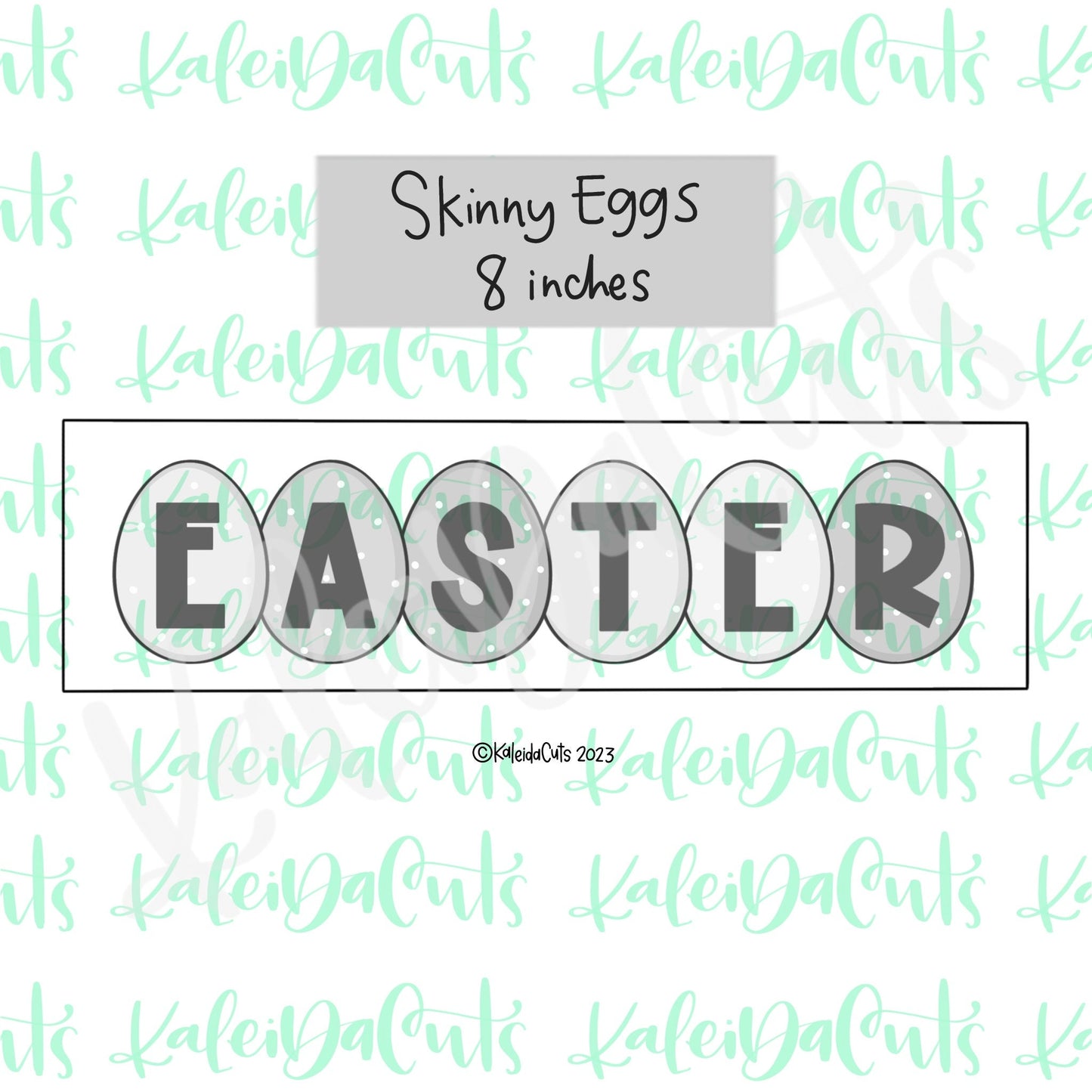 Skinny Eggs Cookie Cutter