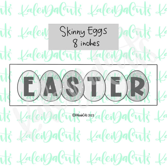 Skinny Eggs Cookie Cutter