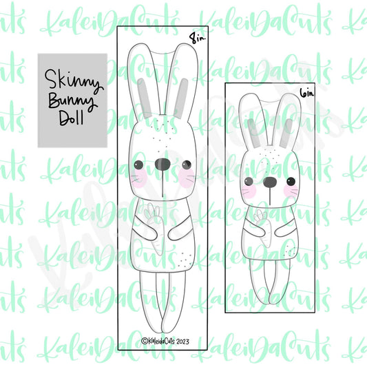 Skinny Bunny Doll Cookie Cutter