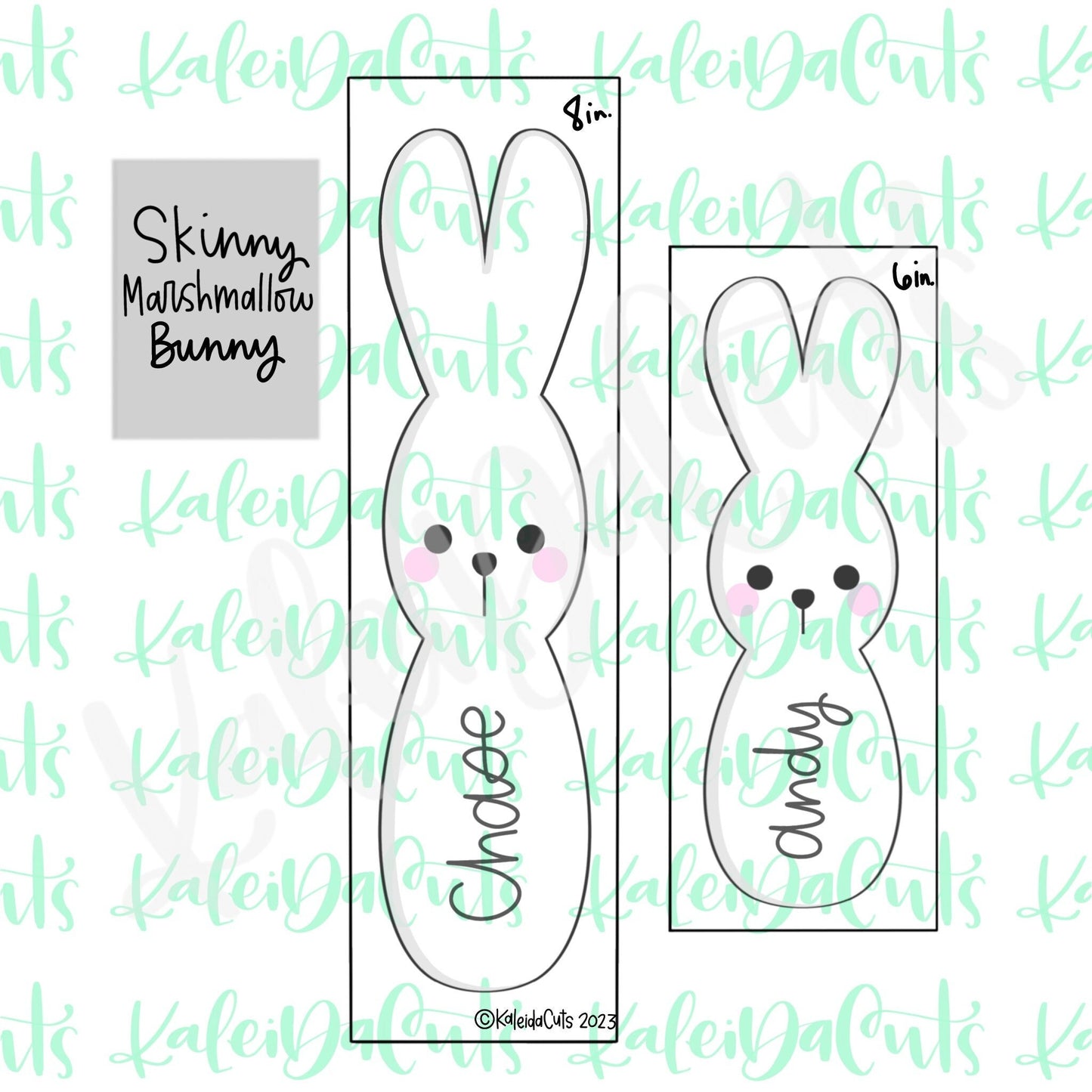 Skinny Marshmallow Bunny Cookie Cutter