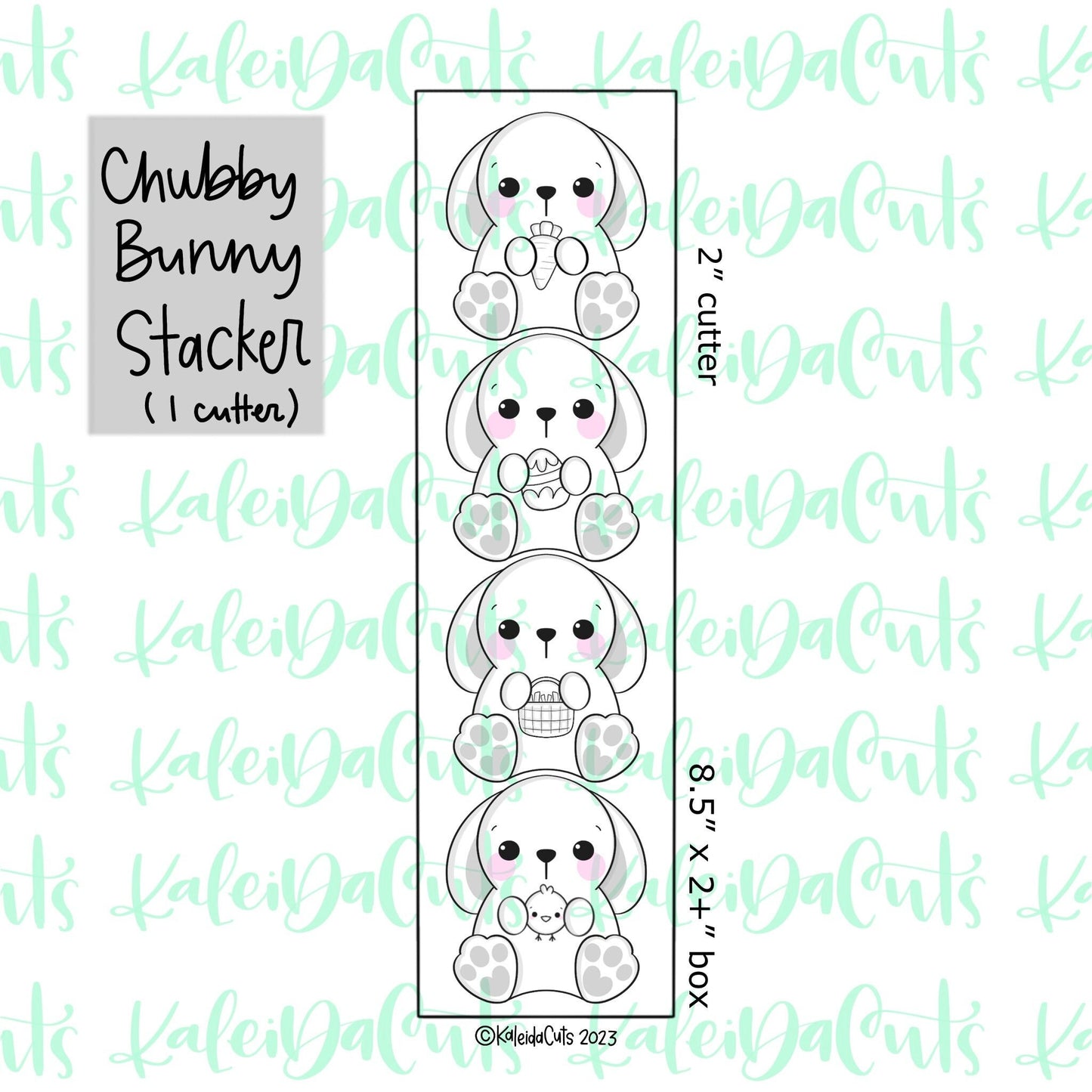 Chubby Bunny Stacker Cookie Cutter