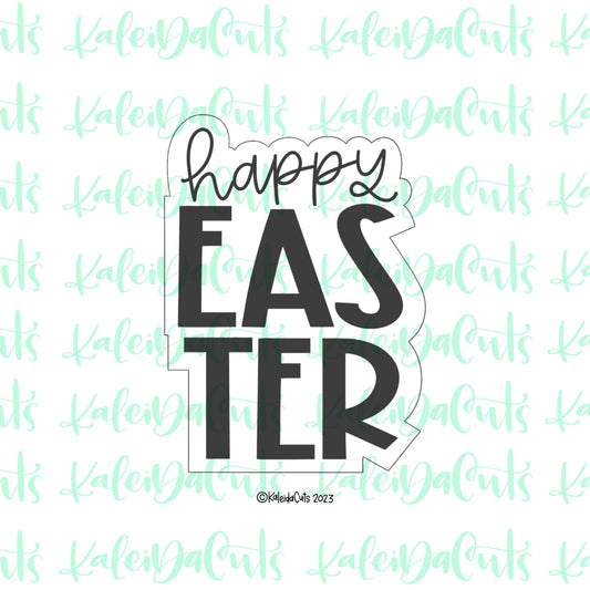 2023 Happy Easter Cookie Cutter