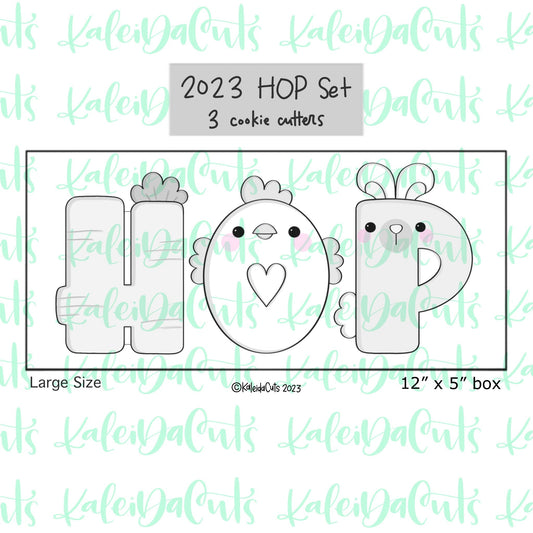2023 Hop Set of 3 Cookie Cutters