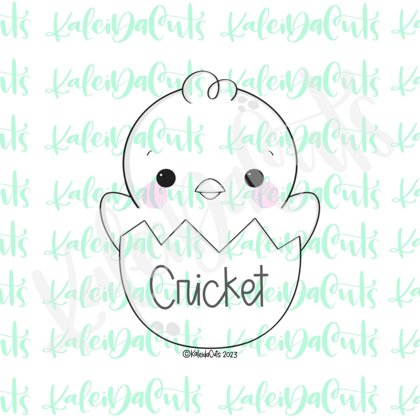 2023 Hatched Chick Cookie Cutter