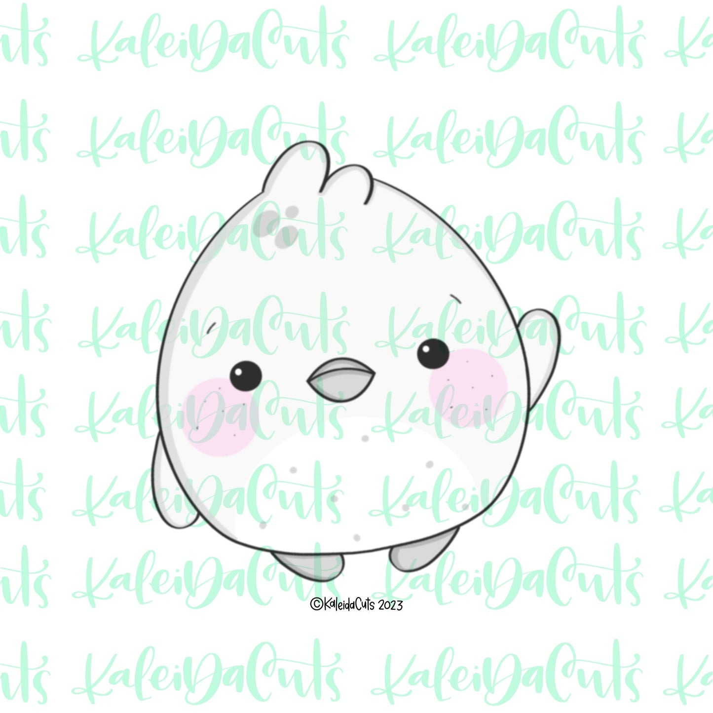 Waving Chick Cookie Cutter