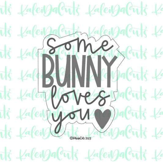2023 Some Bunny Lettering Cookie Cutter