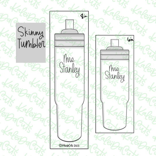 Skinny Tumbler Cookie Cutter