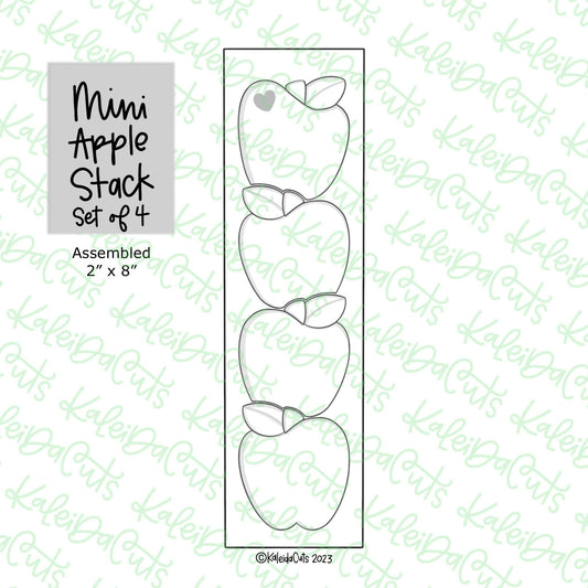 Mini Apple Stack Set of 4 Cookie Cutters