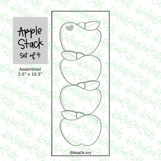 Apple Stack Set of 4 Cookie Cutters