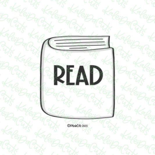 School Subject Reading Cookie Cutter