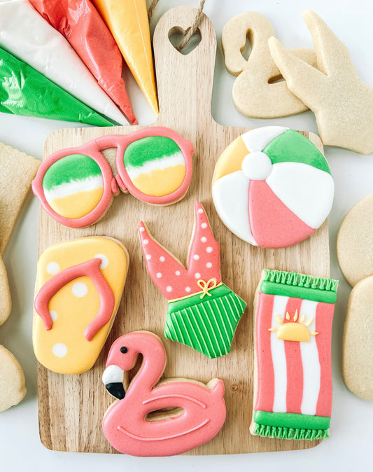 Summer’s Sweet Shoppe (CC2C) Fun in the Sun Class Set of 6 Cookie Cutters