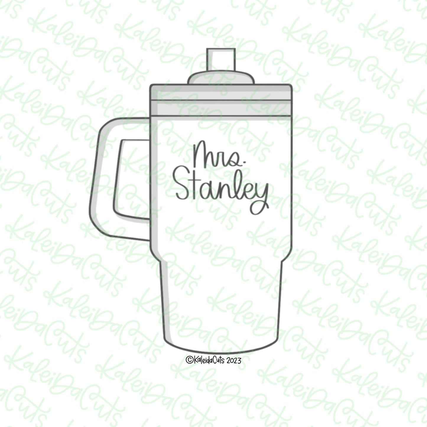 Tumbler with Handle Cookie Cutter