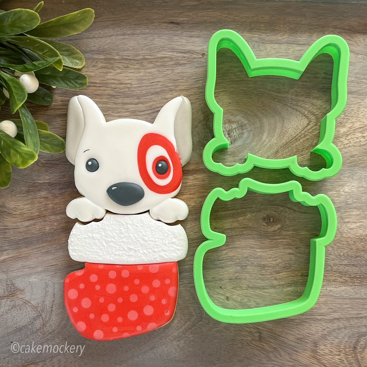 Bullseye Stocking Set of 2 Cookie Cutters