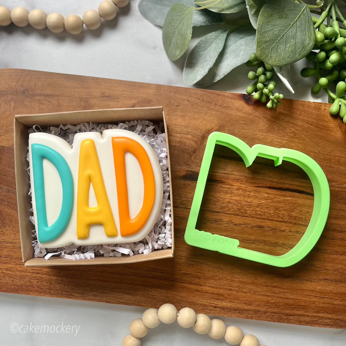 Dad Font Cookie Cutter