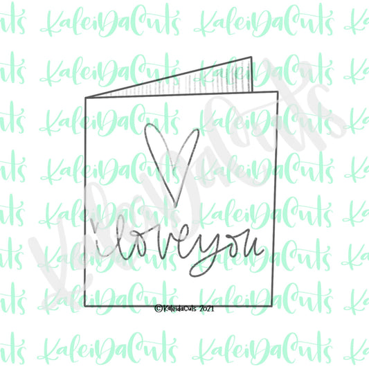 Greeting Card Cookie Cutter