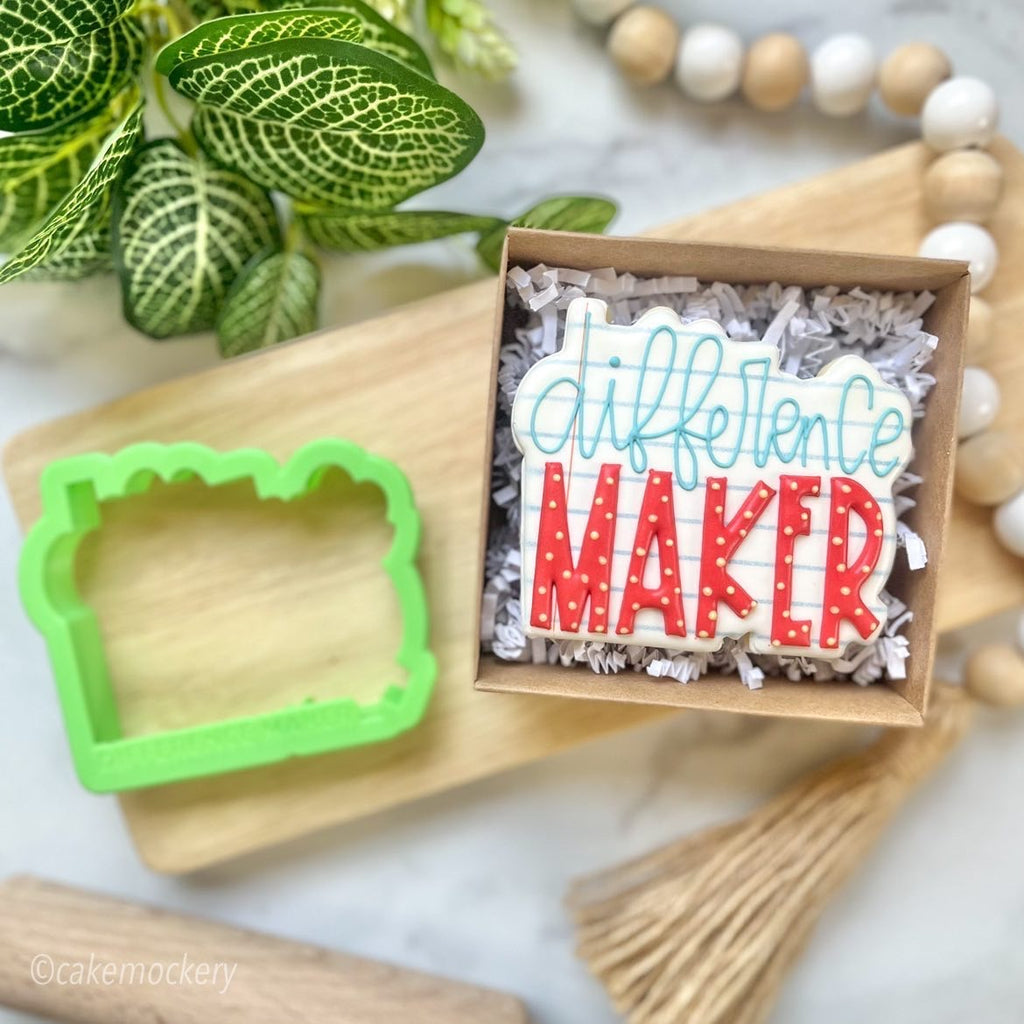 Difference Maker Cookie Cutter