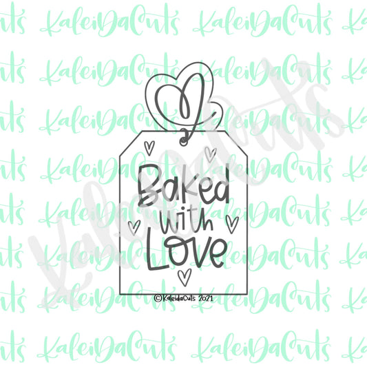 Teabag (with heart string) Cookie Cutter