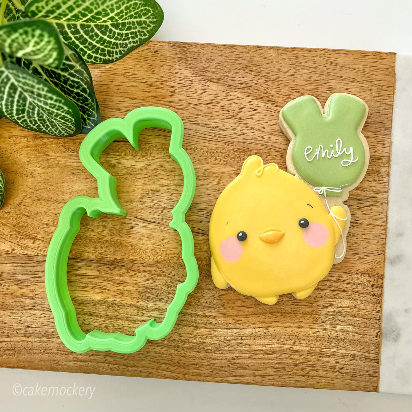 Chubby Chick Bunny Balloon Cookie Cutter