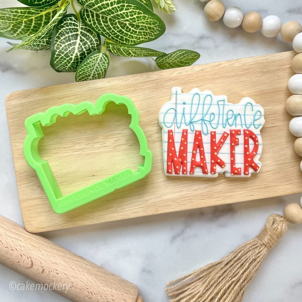 Difference Maker Cookie Cutter