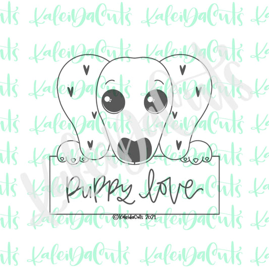 Puppy Plaque Cookie Cutter