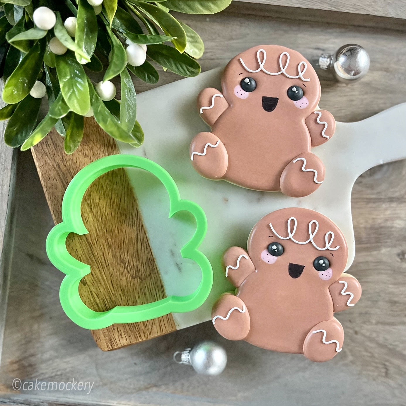 Chubby Sitting Gingy Cookie Cutter
