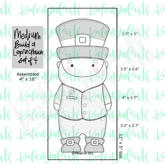 Medium Build a Leprechaun Set of 4 Cookie Cutters