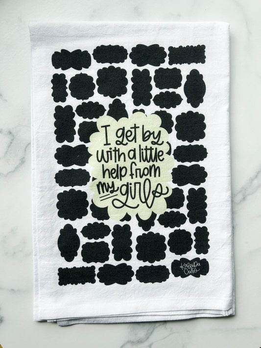 Friends Plaque Tea Towel