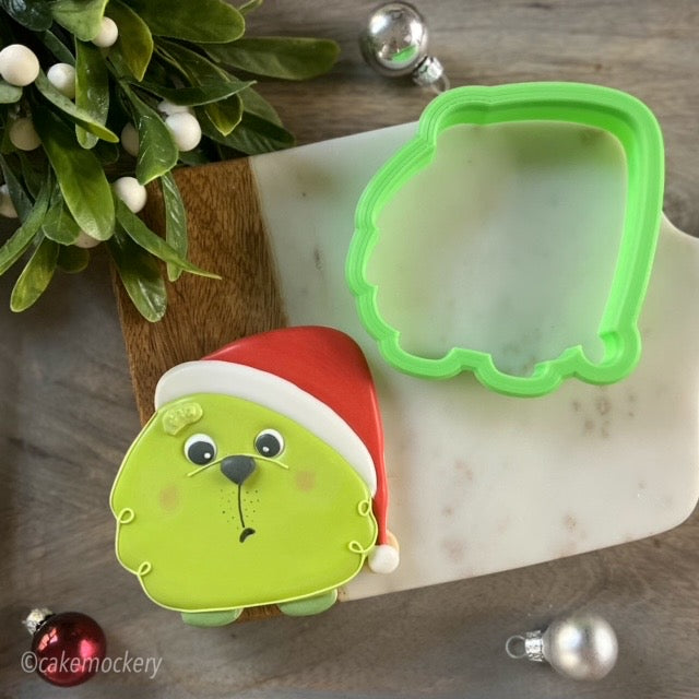 Santa Monster Cookie Cutter