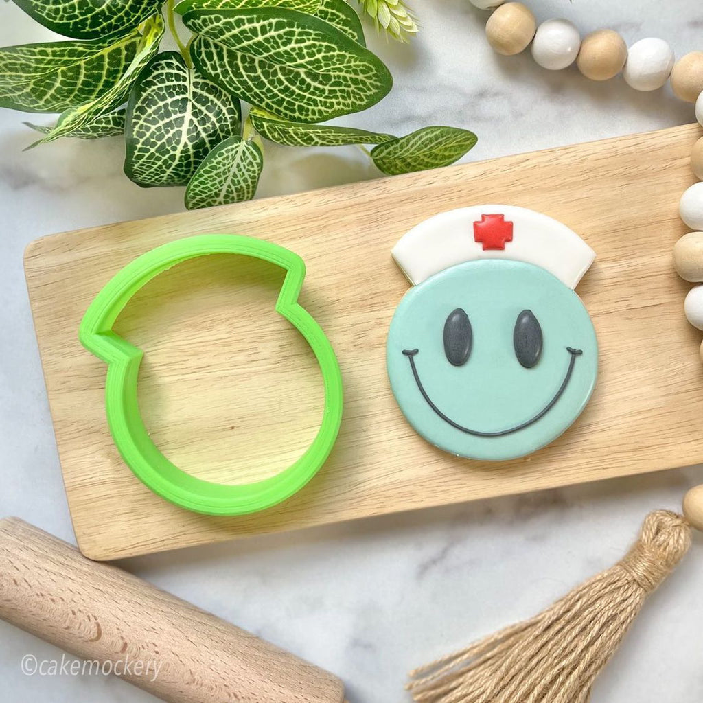 Nurse Smiley Face Cookie Cutter