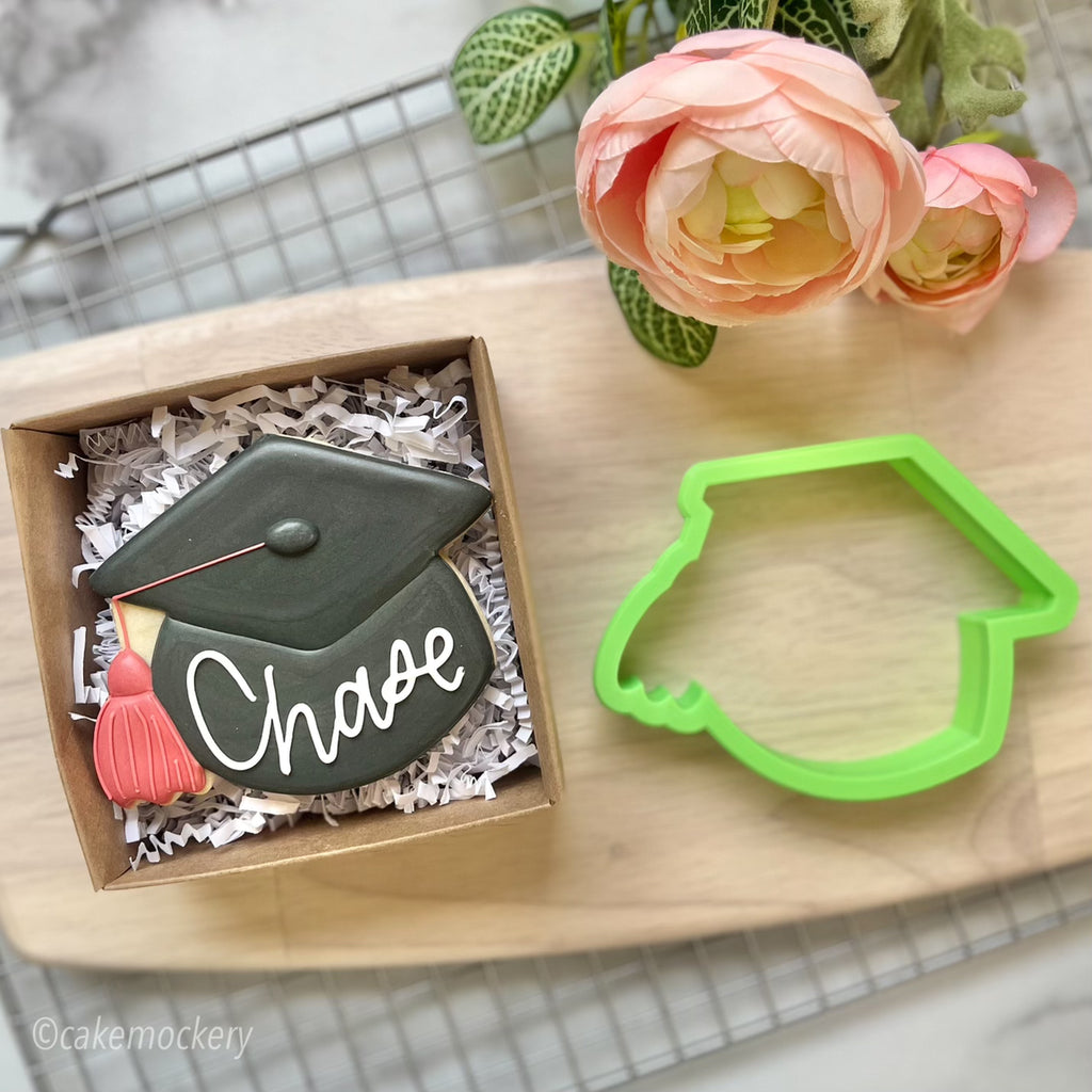 Grad Hat Diploma Set of 2 Cookie Cutters