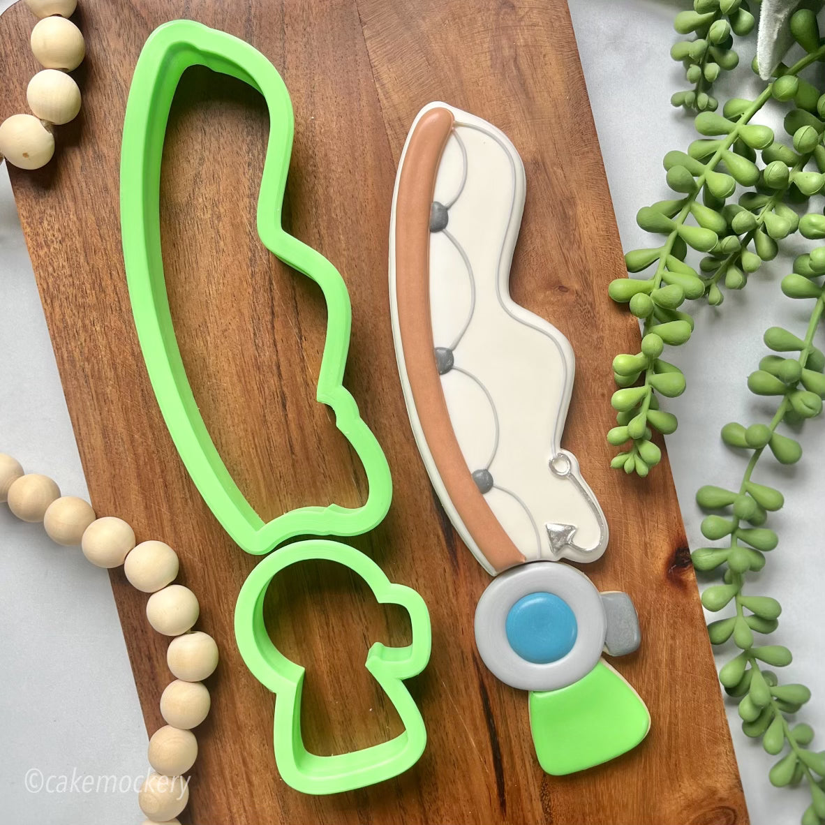 Fishing Pole Set of 2 Cookie Cutters