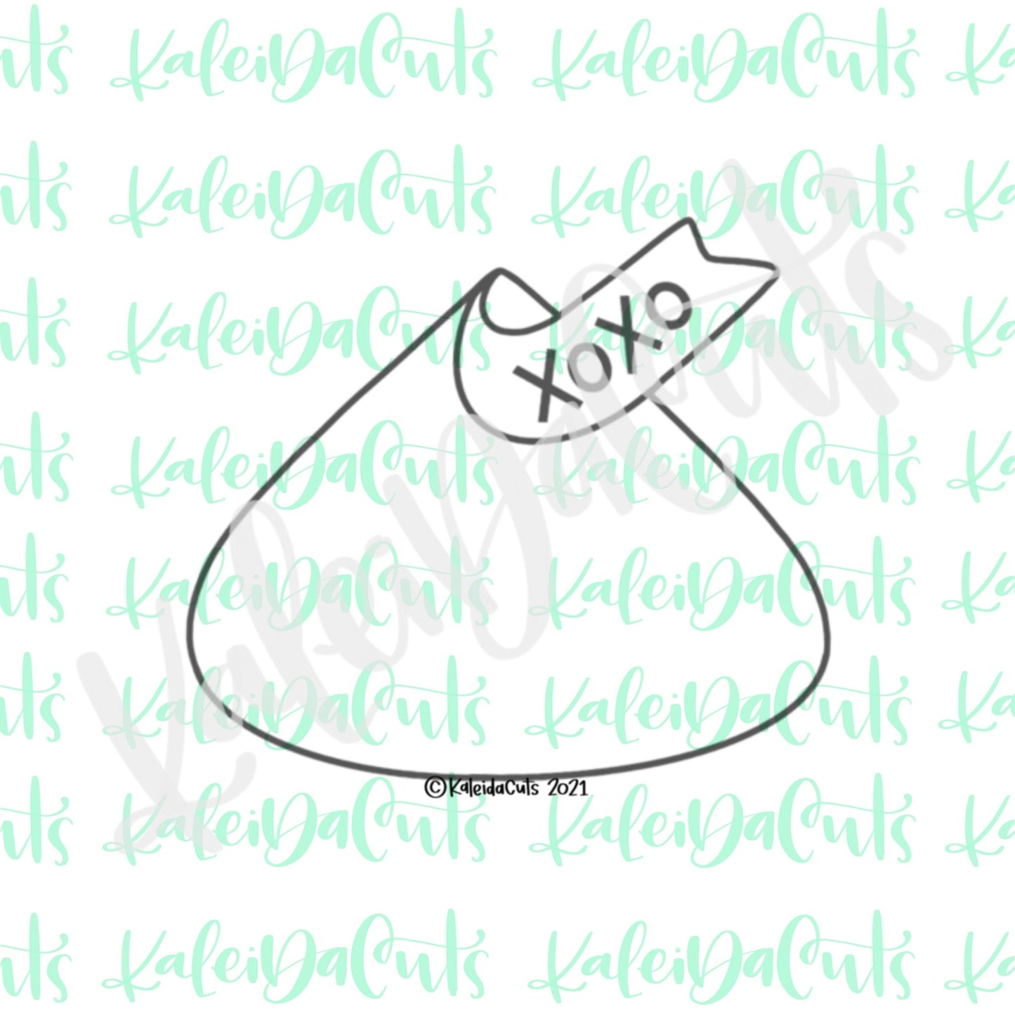 Hershey Kiss Cookie Cutter KaleidaCuts